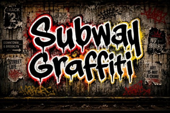 Subway Graffiti Font